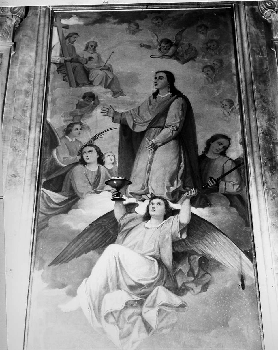 gloria di Santa Lucia (dipinto, elemento d'insieme) - bottega ligure (inizio sec. XVIII)