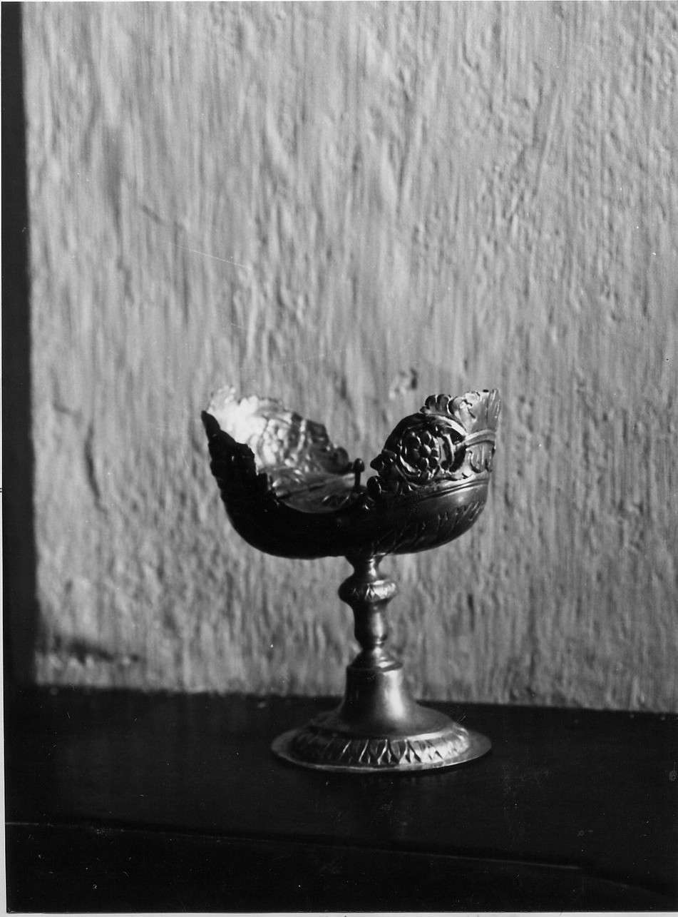 navicella portaincenso, opera isolata - bottega ligure (prima metà sec. XIX)