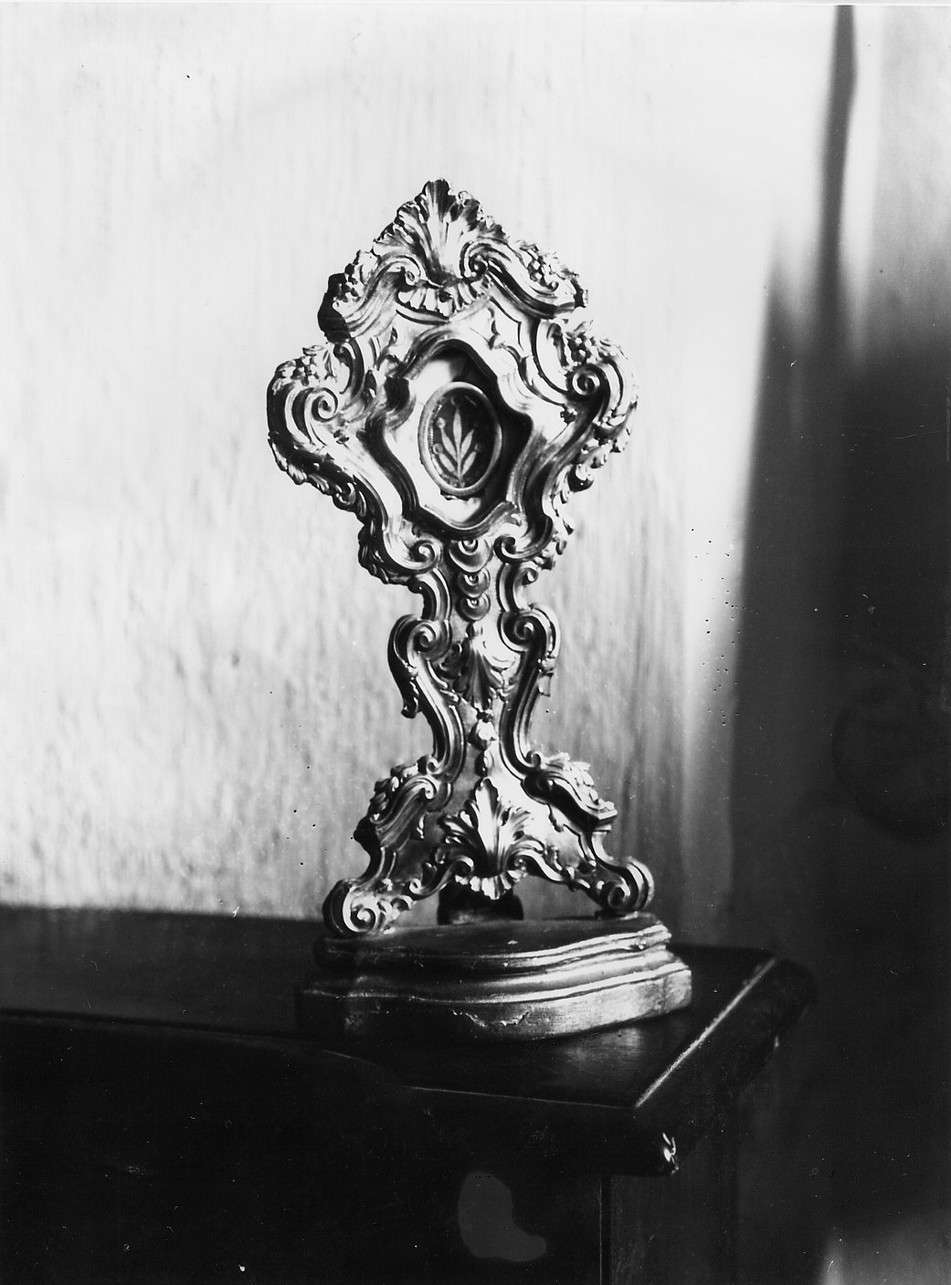 reliquiario, opera isolata - bottega ligure (inizio sec. XVIII)