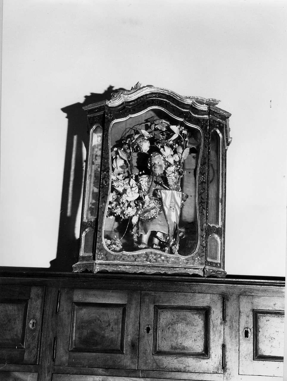 Gesù Bambino (statua, elemento d'insieme) - bottega ligure (inizio sec. XIX)