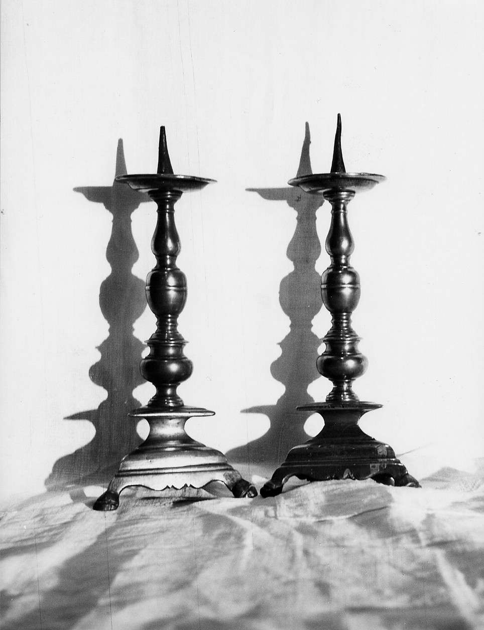 candeliere, coppia - bottega ligure (sec. XIX)