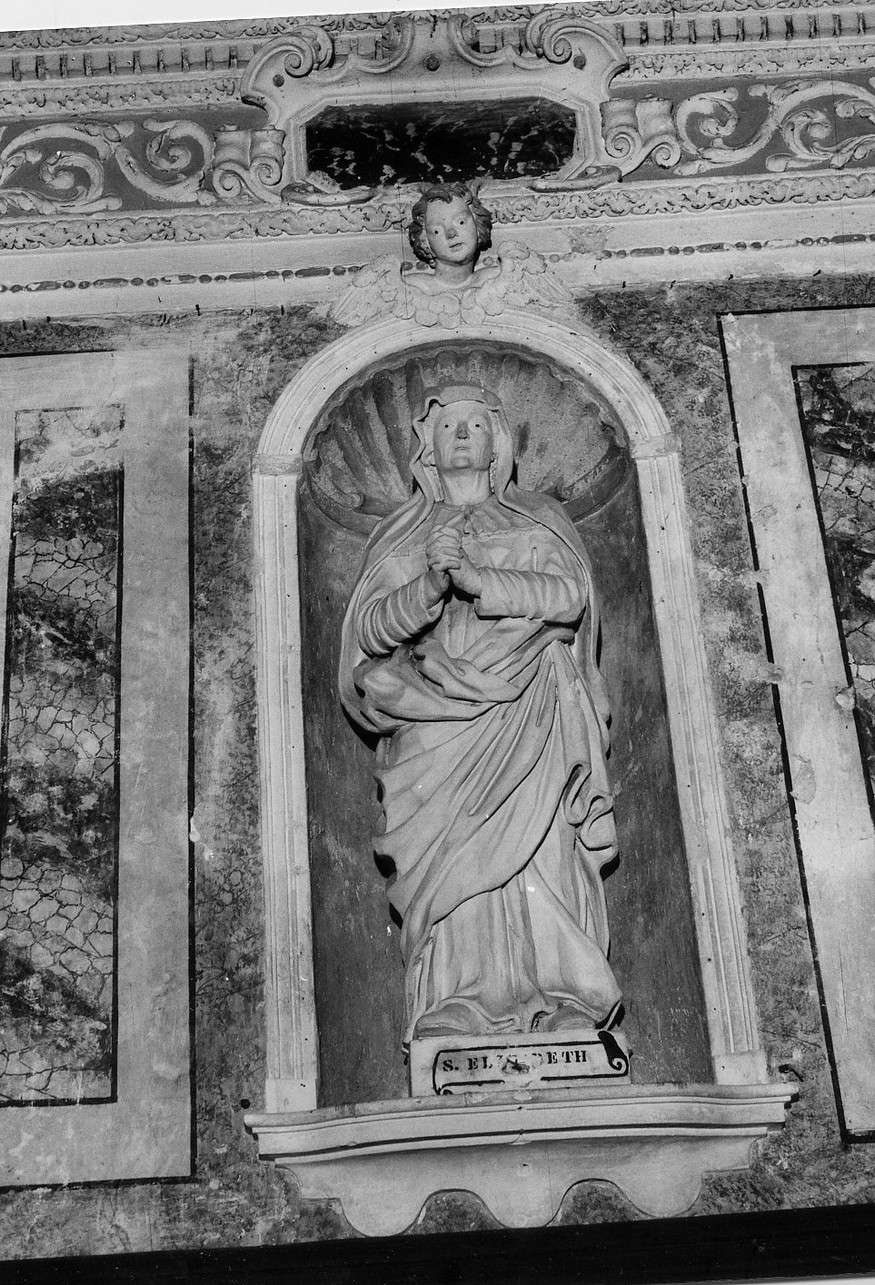 Santa Elisabetta (statua, opera isolata) - bottega ligure (fine sec. XVIII)