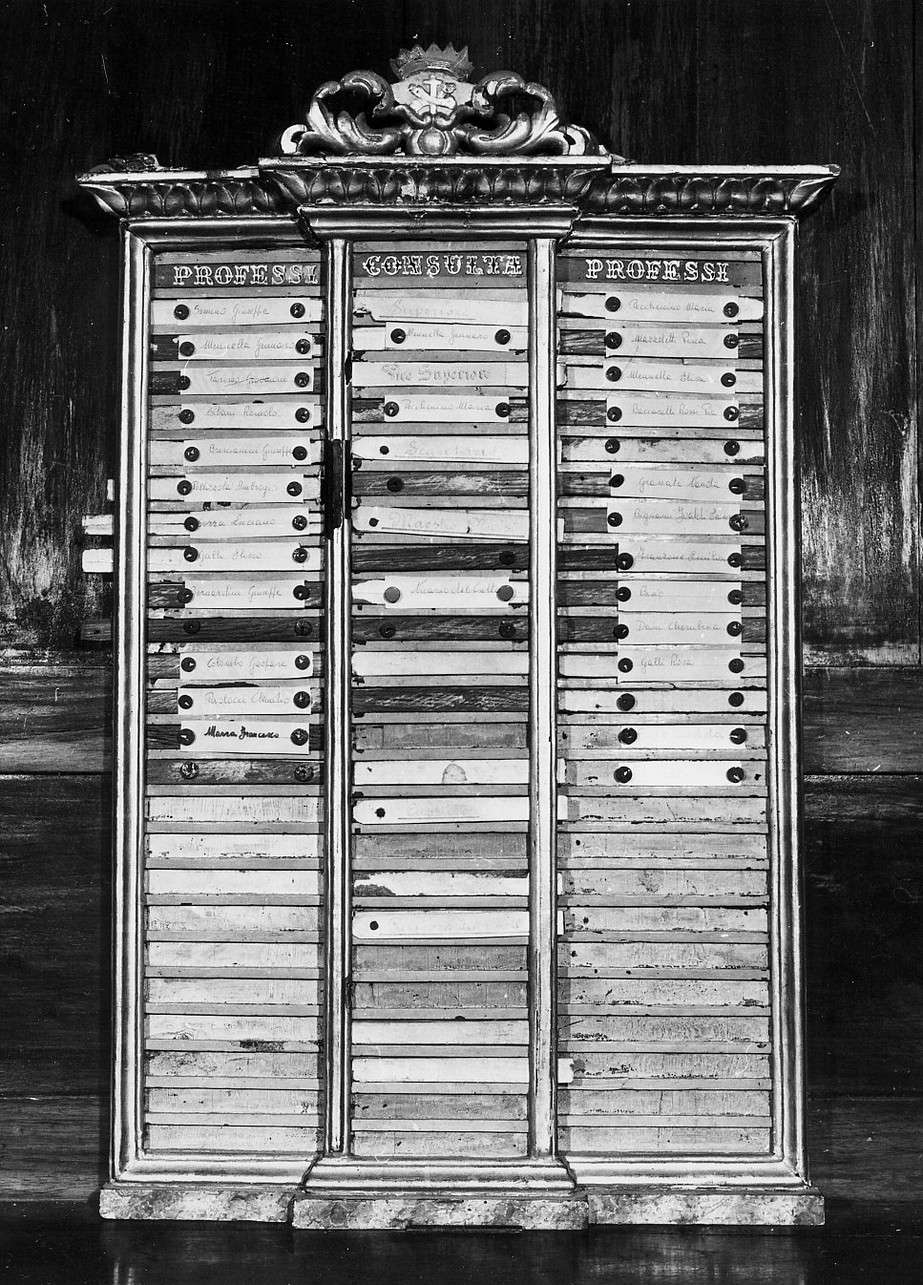 tabella di confraternita, opera isolata - bottega ligure (fine sec. XIX)