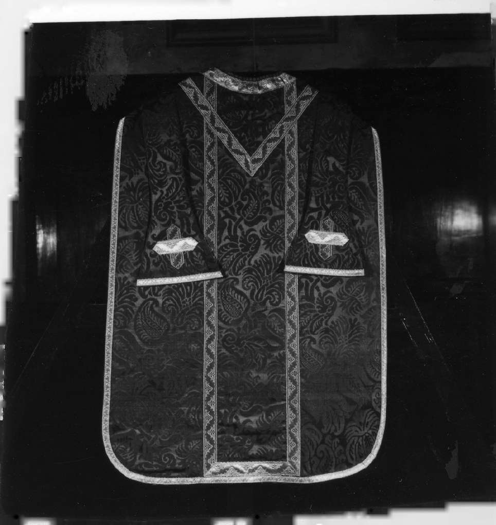 stola, elemento d'insieme - manifattura ligure (fine sec. XIX)