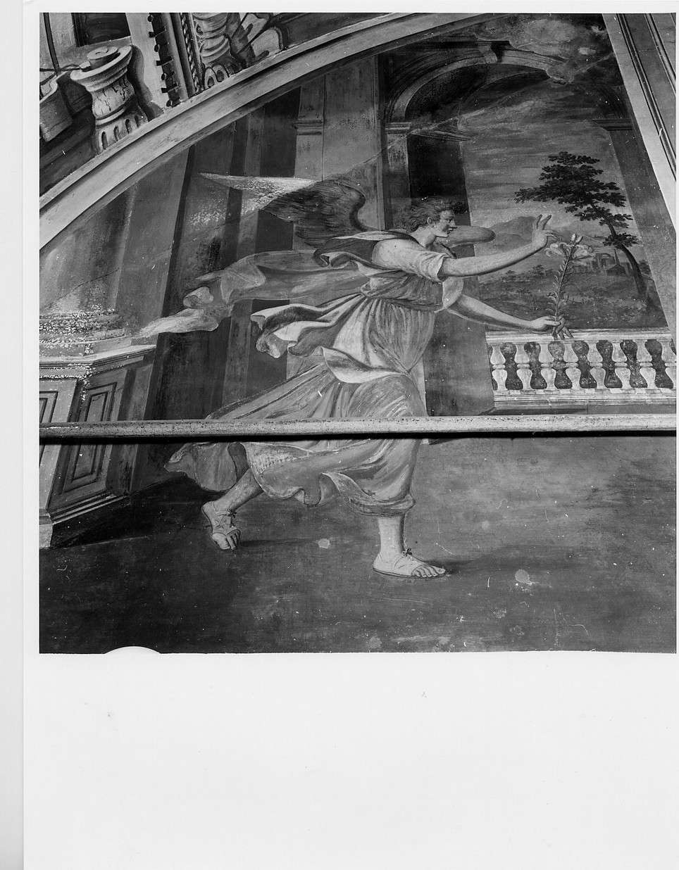 Annunciazione (dipinto, opera isolata) di Carlone Giovanni Battista (sec. XVII)