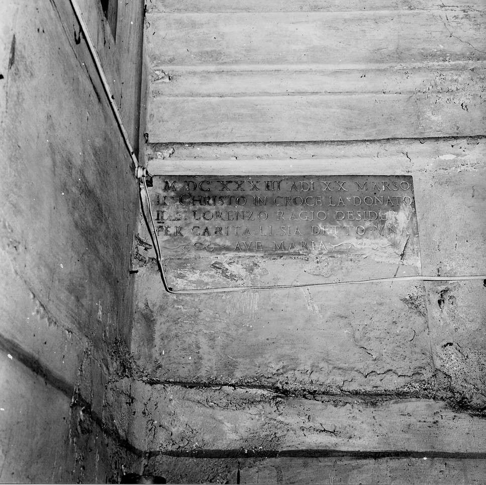 lapide, opera isolata - bottega ligure (sec. XVII)