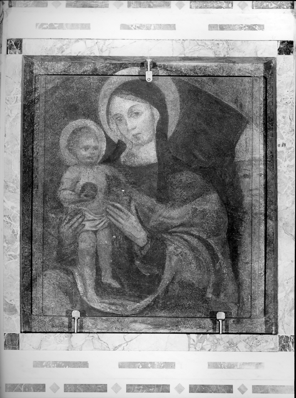 Madonna delle Grazie, Madonna con Bambino (dipinto, opera isolata) - ambito italiano (sec. XII)