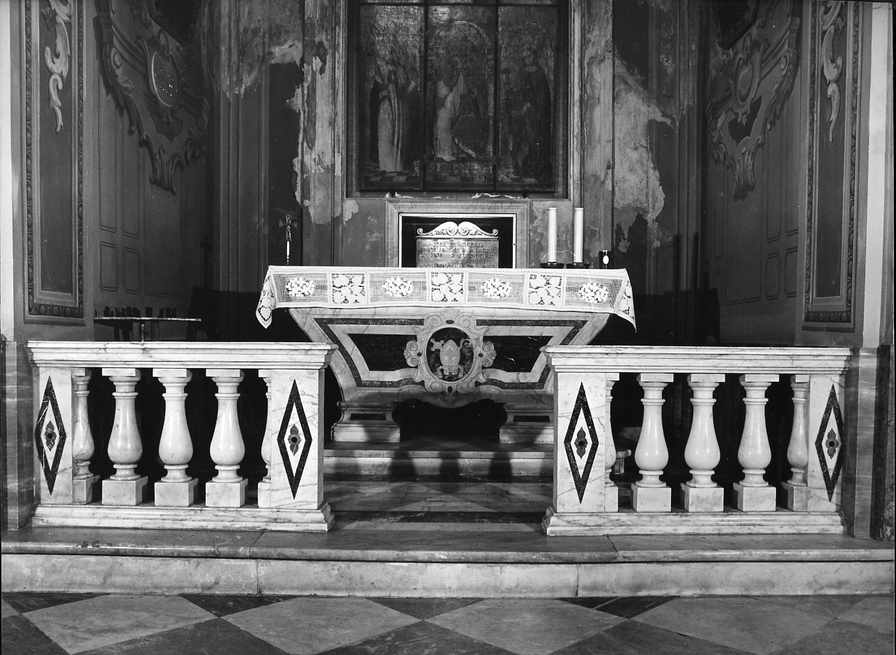 balaustrata, opera isolata - bottega ligure (sec. XIX)