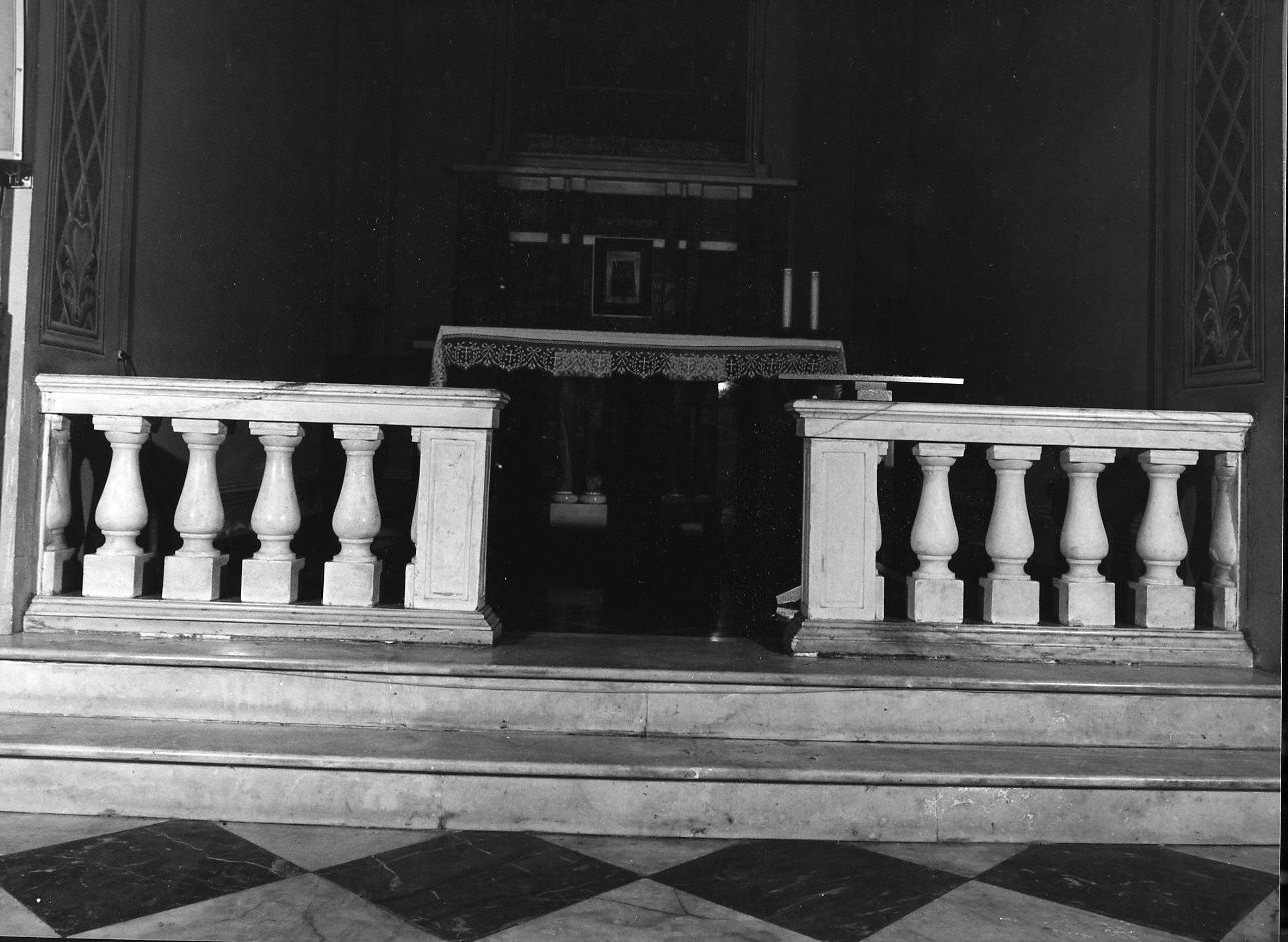 balaustrata, opera isolata - bottega ligure (sec. XIX)