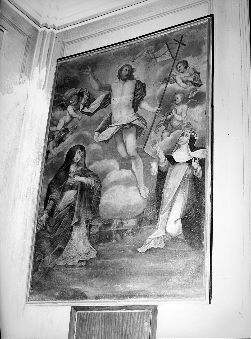 ascensione di Cristo (dipinto, opera isolata) - ambito italiano (sec. XIX)