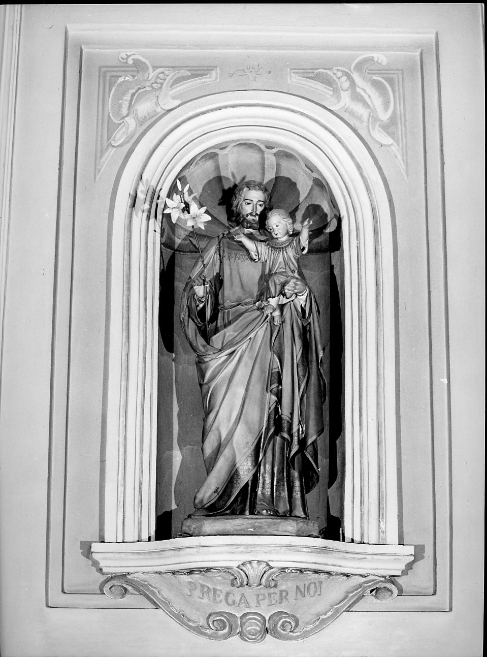 San Giuseppe e Gesù Bambino (statua, opera isolata) - bottega ligure (fine sec. XIX)