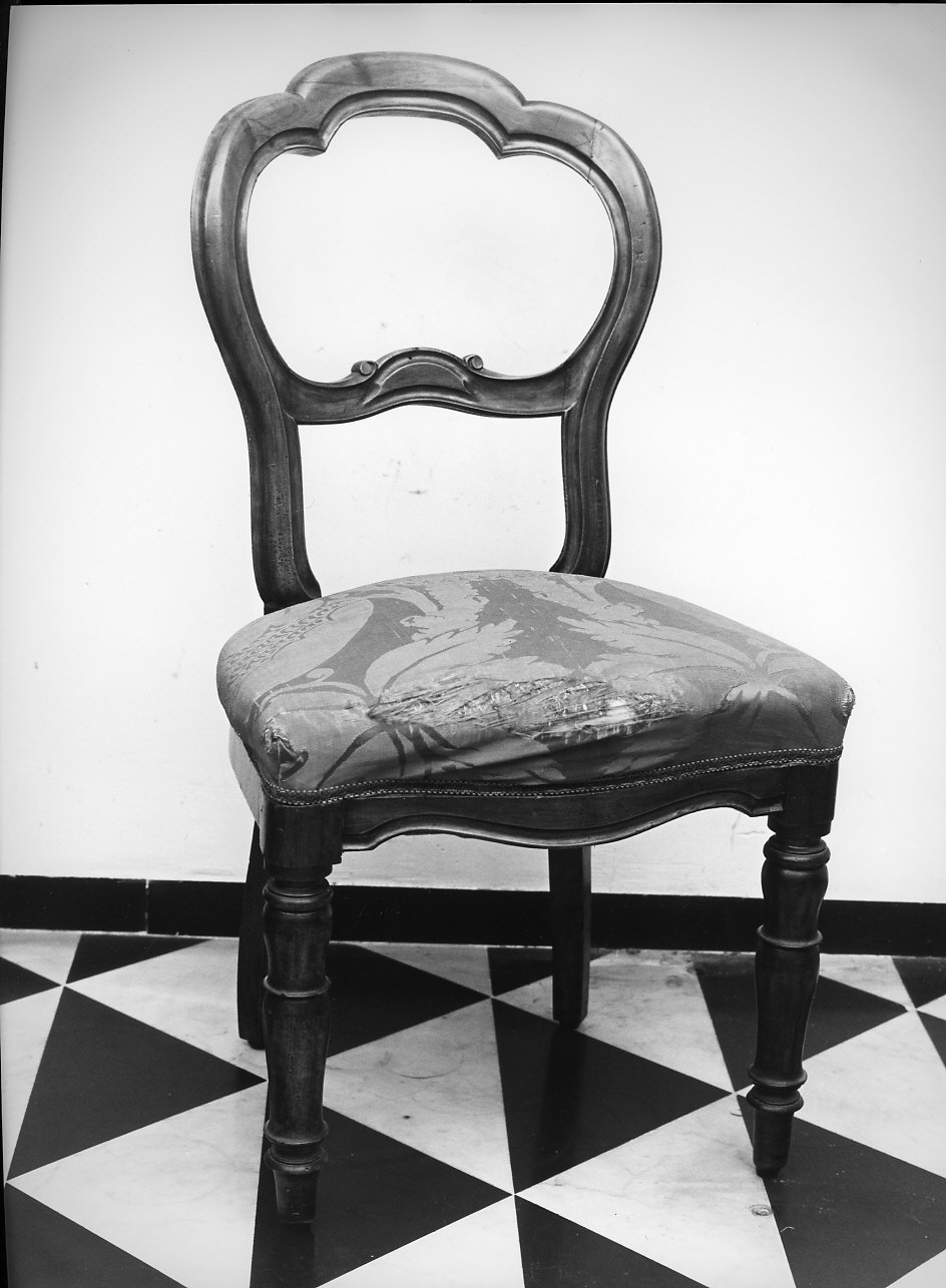 seggiola, serie - bottega ligure (metà sec. XIX)