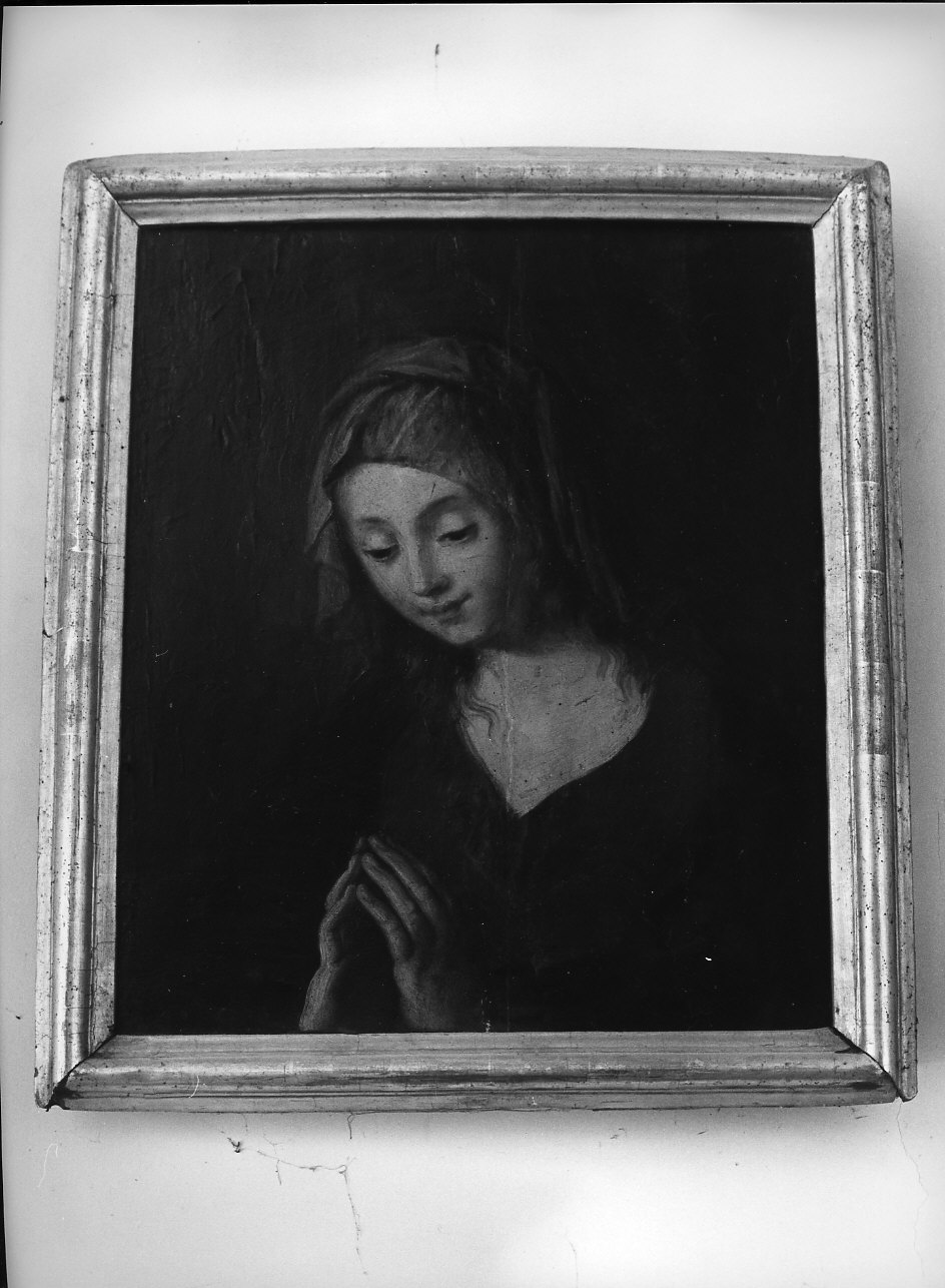 Madonna orante (dipinto, opera isolata) - ambito italiano (fine sec. XVIII)