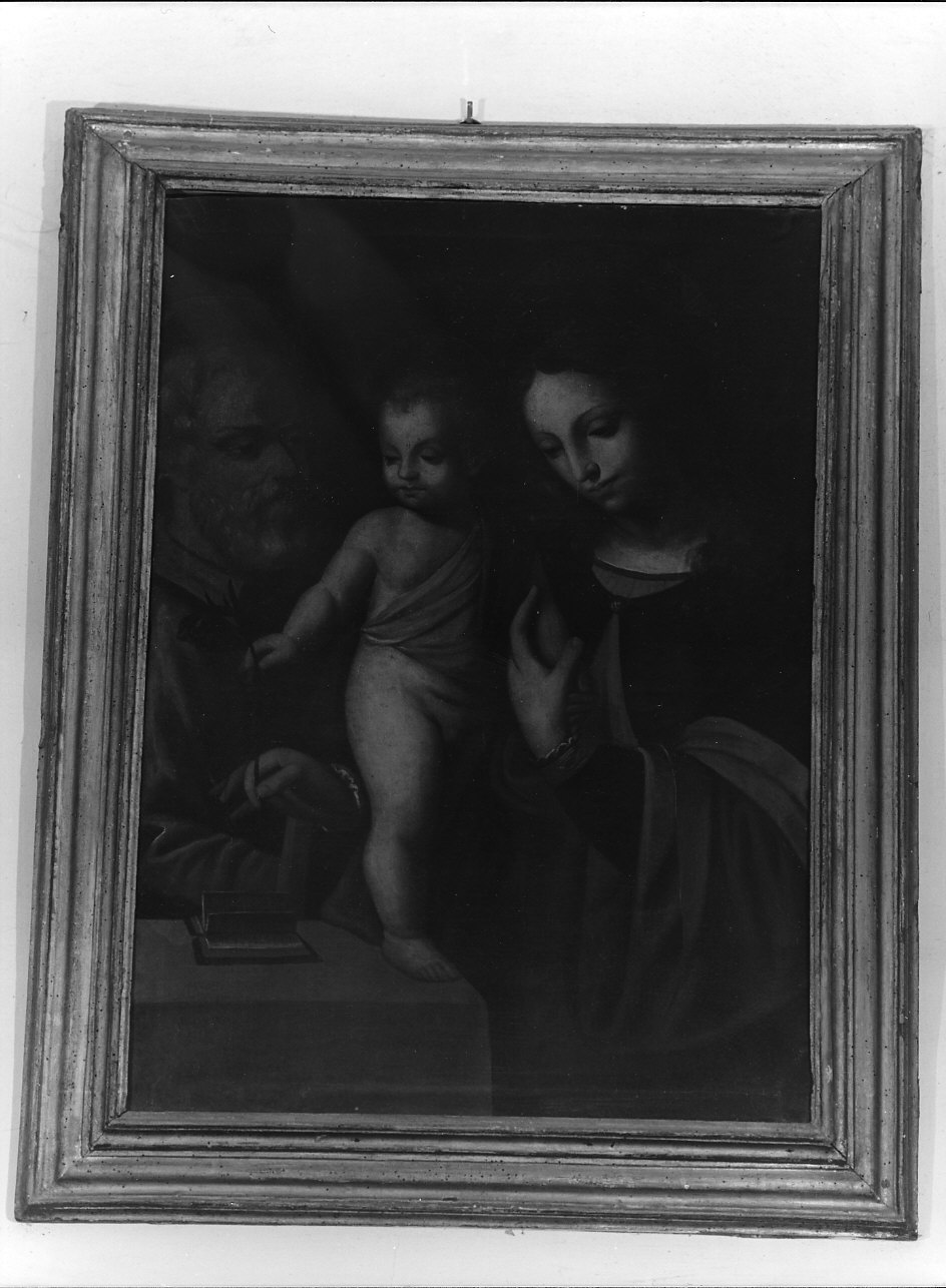 Sacra Famiglia (dipinto, opera isolata) - ambito genovese (sec. XVII)