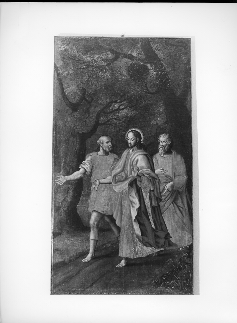 Cristo con Sant'Andrea e San Pietro (dipinto, opera isolata) - ambito italiano (sec. XVIII)