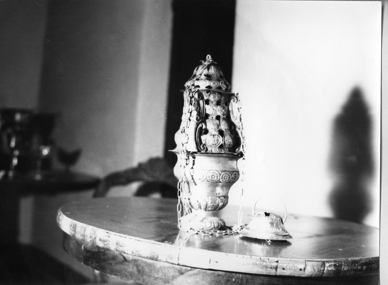 motivi decorativi floreali (turibolo, opera isolata) - bottega ligure (sec. XVIII)