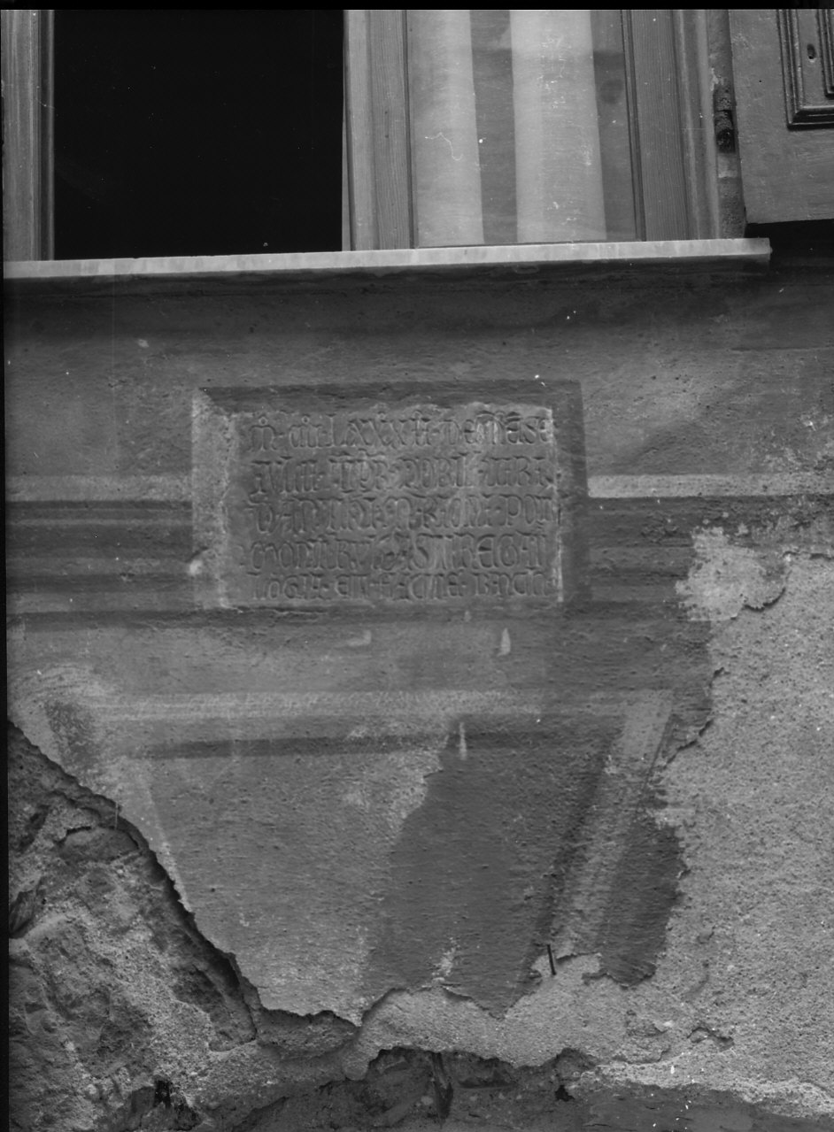 iscrizione (lapide celebrativa, opera isolata) - bottega ligure (sec. XIII)