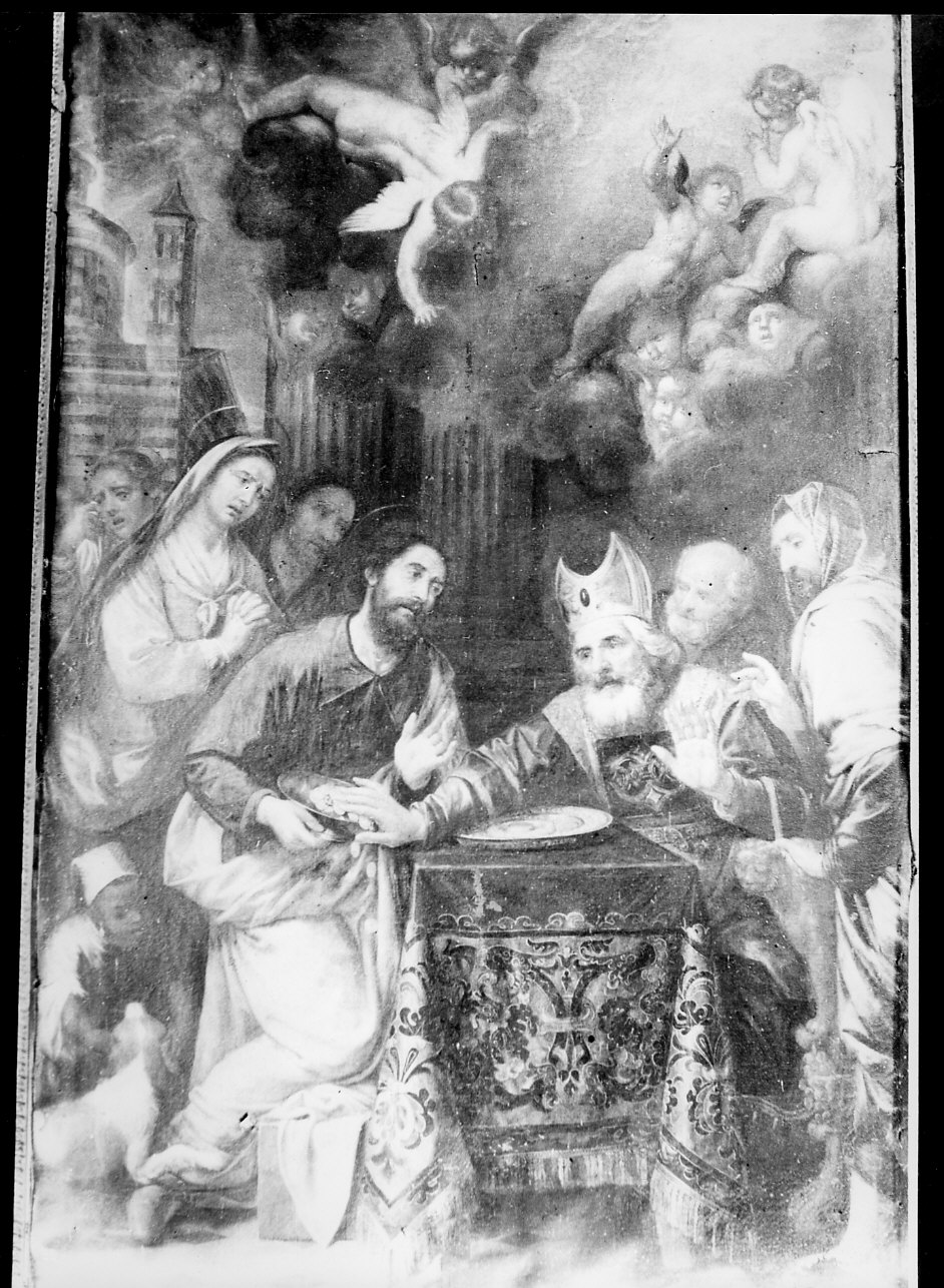 Sommo sacerdote rifiuta il sacrificio di Sant'Anna e San Gioacchino (dipinto, opera isolata) di Fiasella Domenico detto Sarzana (sec. XVII)