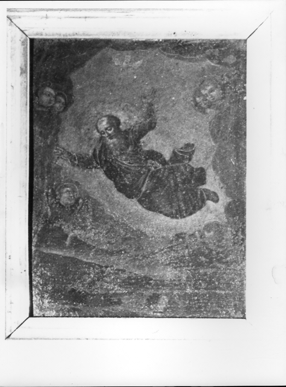 Dio Padre e colomba dello Spirito Santo (dipinto, opera isolata) - ambito italiano (sec. XVII)