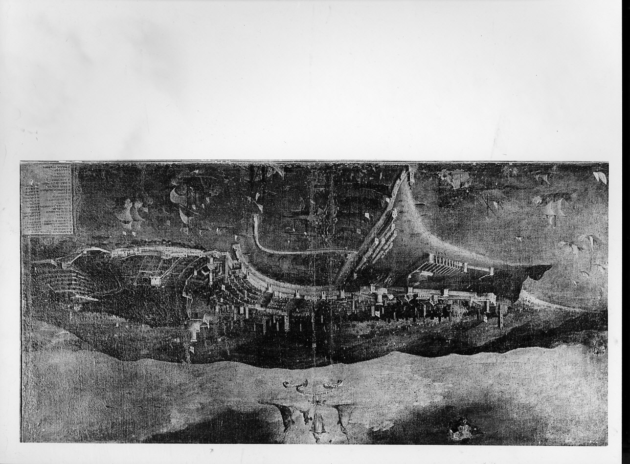 veduta della città di Savona (dipinto, opera isolata) - ambito savonese (sec. XVII)