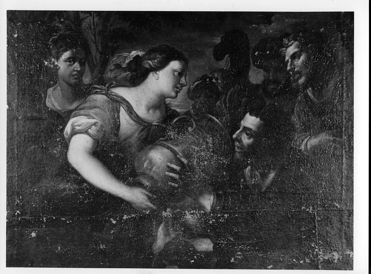 Rebecca offre da bere a Eliezer (dipinto, opera isolata) - ambito ligure (prima metà sec. XVIII)
