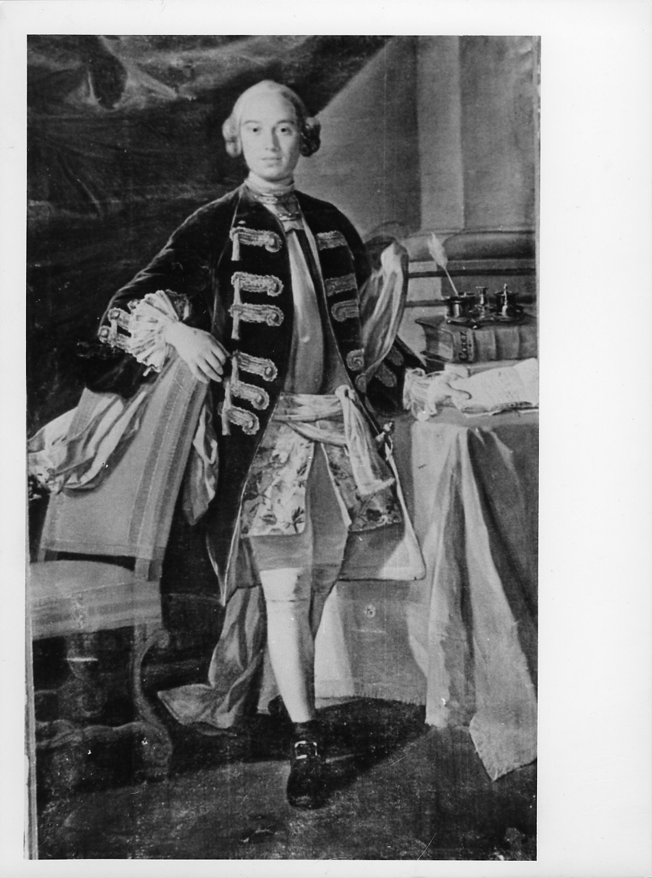 ritratto di gentiluomo (dipinto, opera isolata) - ambito piemontese (prima metà sec. XVIII)