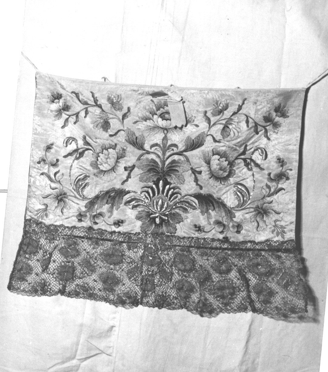 motivi decorativi vegetali e floreali (baldacchino, insieme) - manifattura genovese (sec. XVIII)