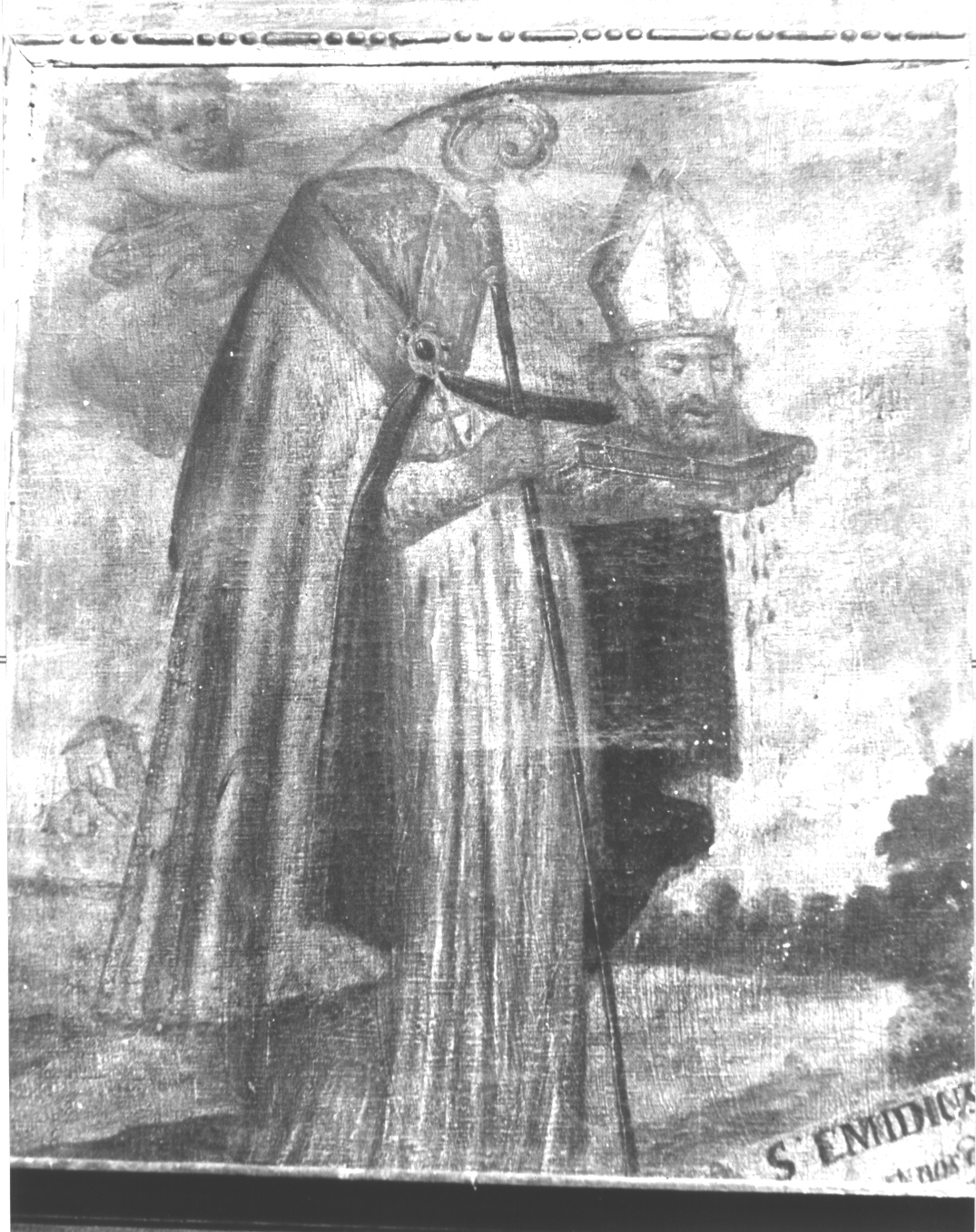 Sant'Emidio (dipinto, opera isolata) - ambito ligure (sec. XVIII)