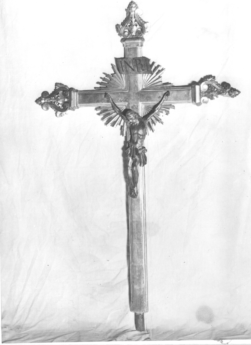 Cristo crocifisso (crocifisso, opera isolata) - bottega ligure (sec. XVIII)