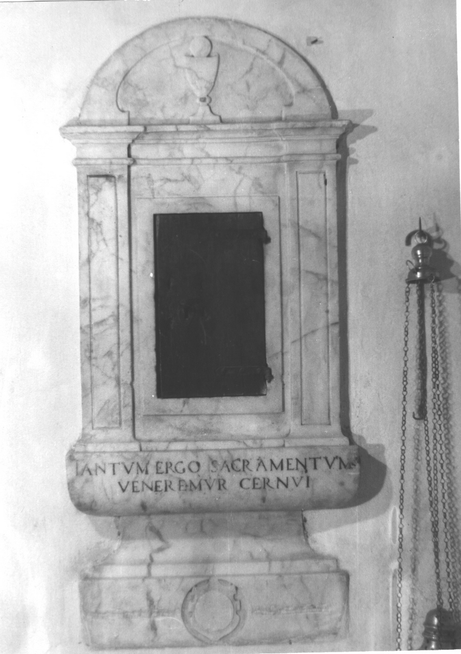 tabernacolo murale, opera isolata - bottega italiana (primo quarto sec. XVII)