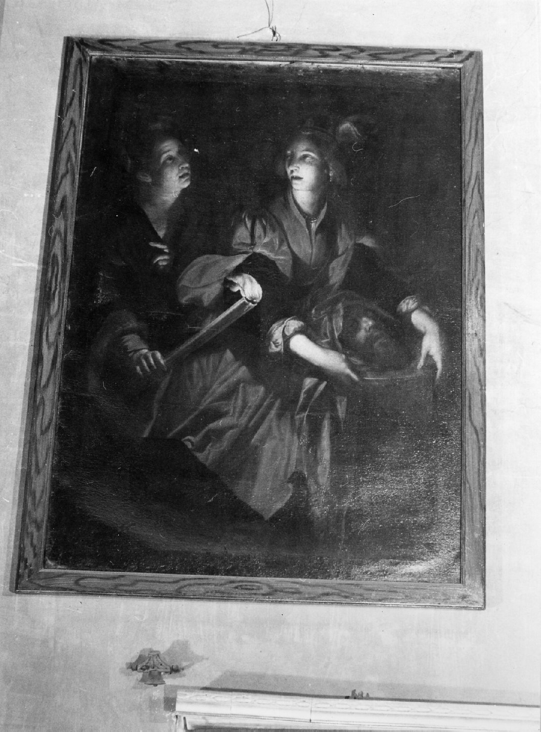 Giuditta e Oloferne (dipinto, opera isolata) di Fiasella Domenico detto Sarzana (attribuito) (sec. XVII)