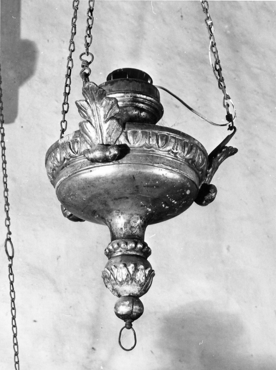 lampada pensile, serie - bottega italiana (inizio sec. XIX)