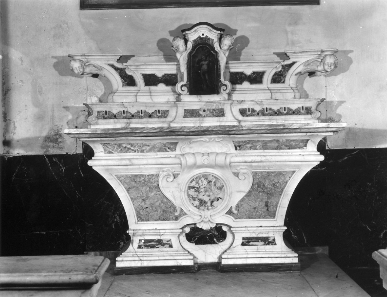 altare, insieme - bottega ligure (metà sec. XVIII)