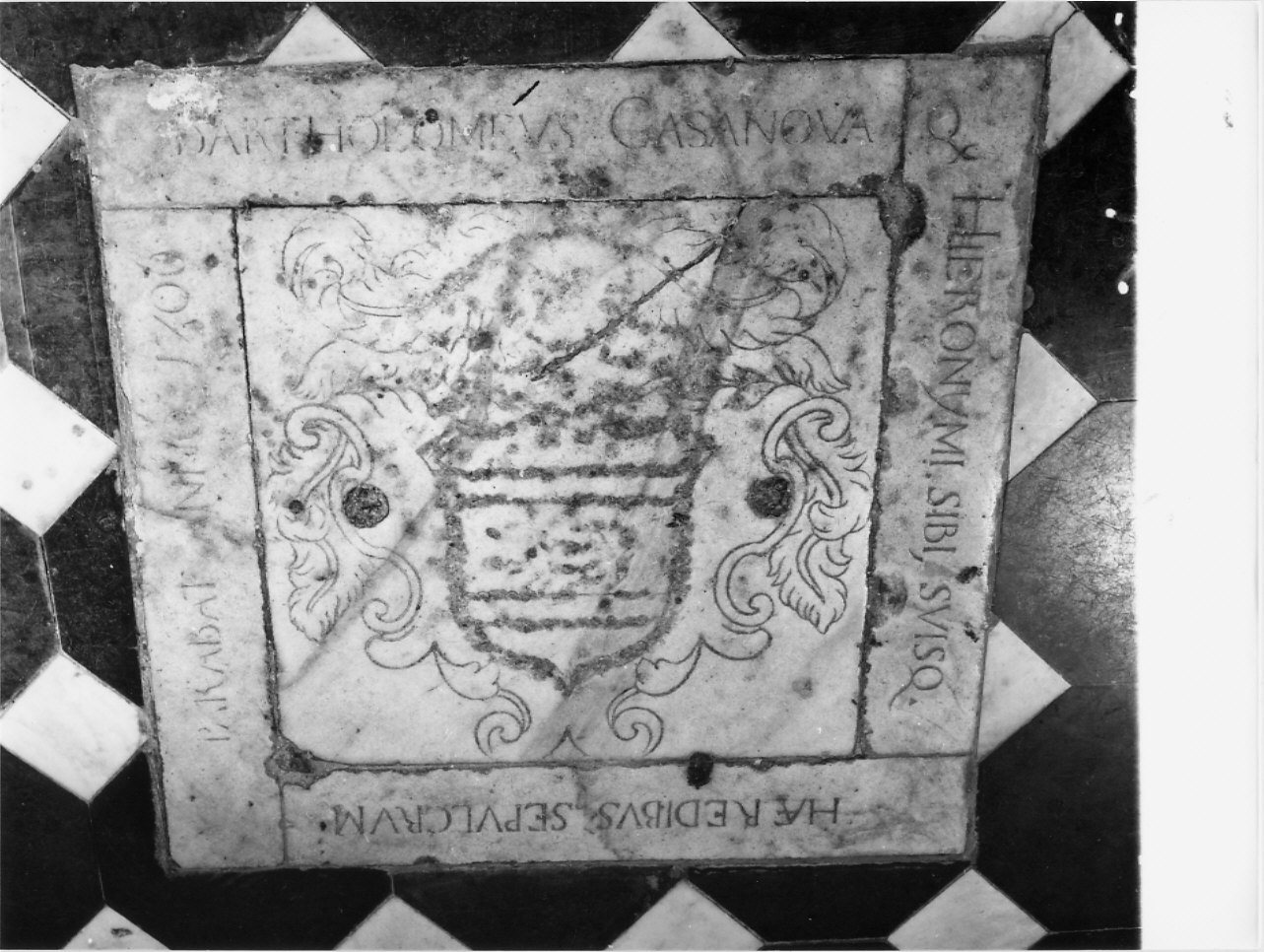 lastra tombale, opera isolata - bottega ligure (sec. XVIII)