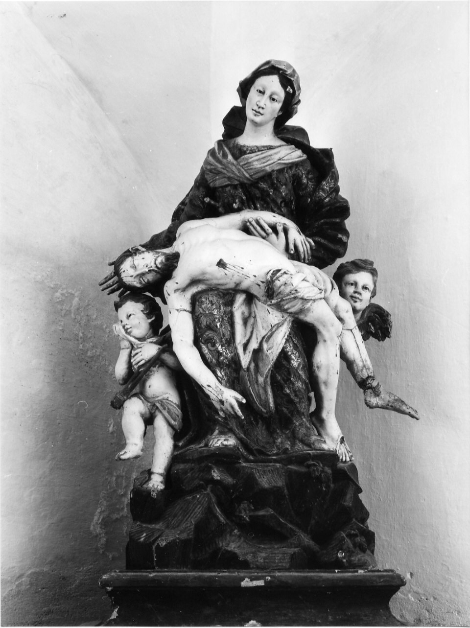 Pietà (scultura, opera isolata) - bottega ligure (sec. XVII)