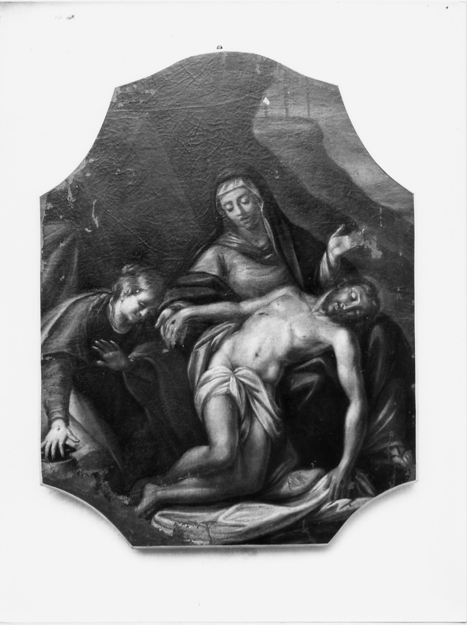Pietà (dipinto, opera isolata) - ambito ligure (fine/inizio secc. XVIII/ XIX)