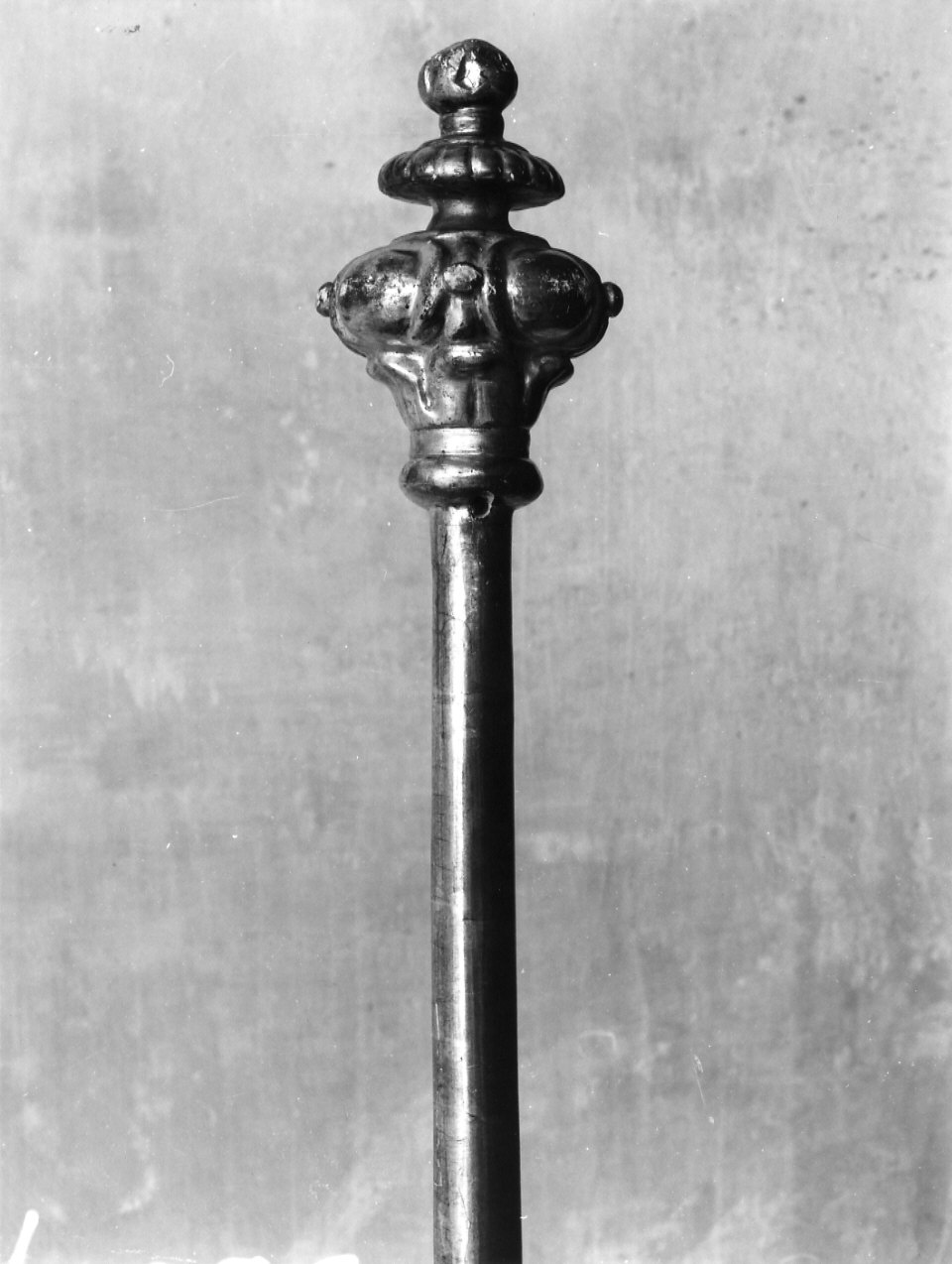 asta di baldacchino processionale, serie - bottega ligure (sec. XIX)