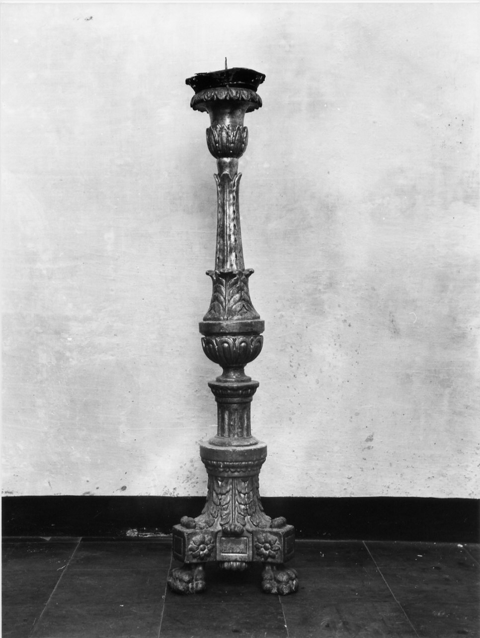 candeliere, serie - bottega ligure (metà sec. XIX)