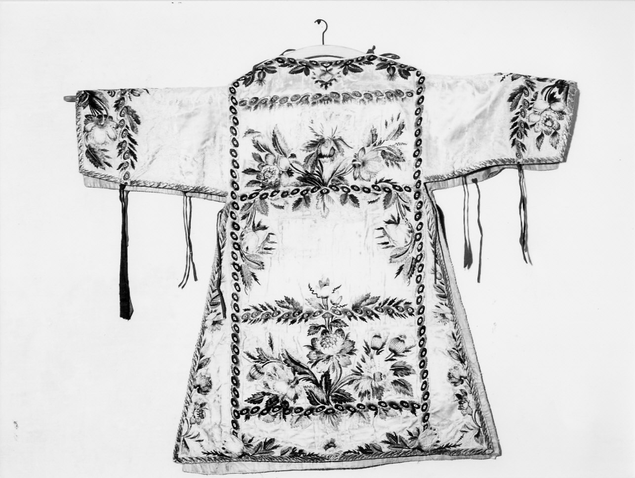 dalmatica, elemento d'insieme - manifattura ligure (sec. XVIII)