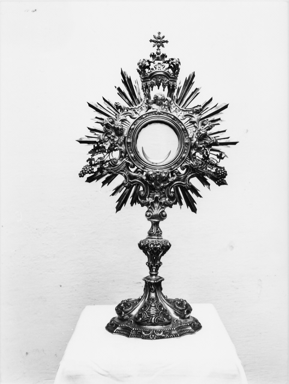 ostensorio - a raggiera, opera isolata - bottega genovese (metà sec. XVIII)