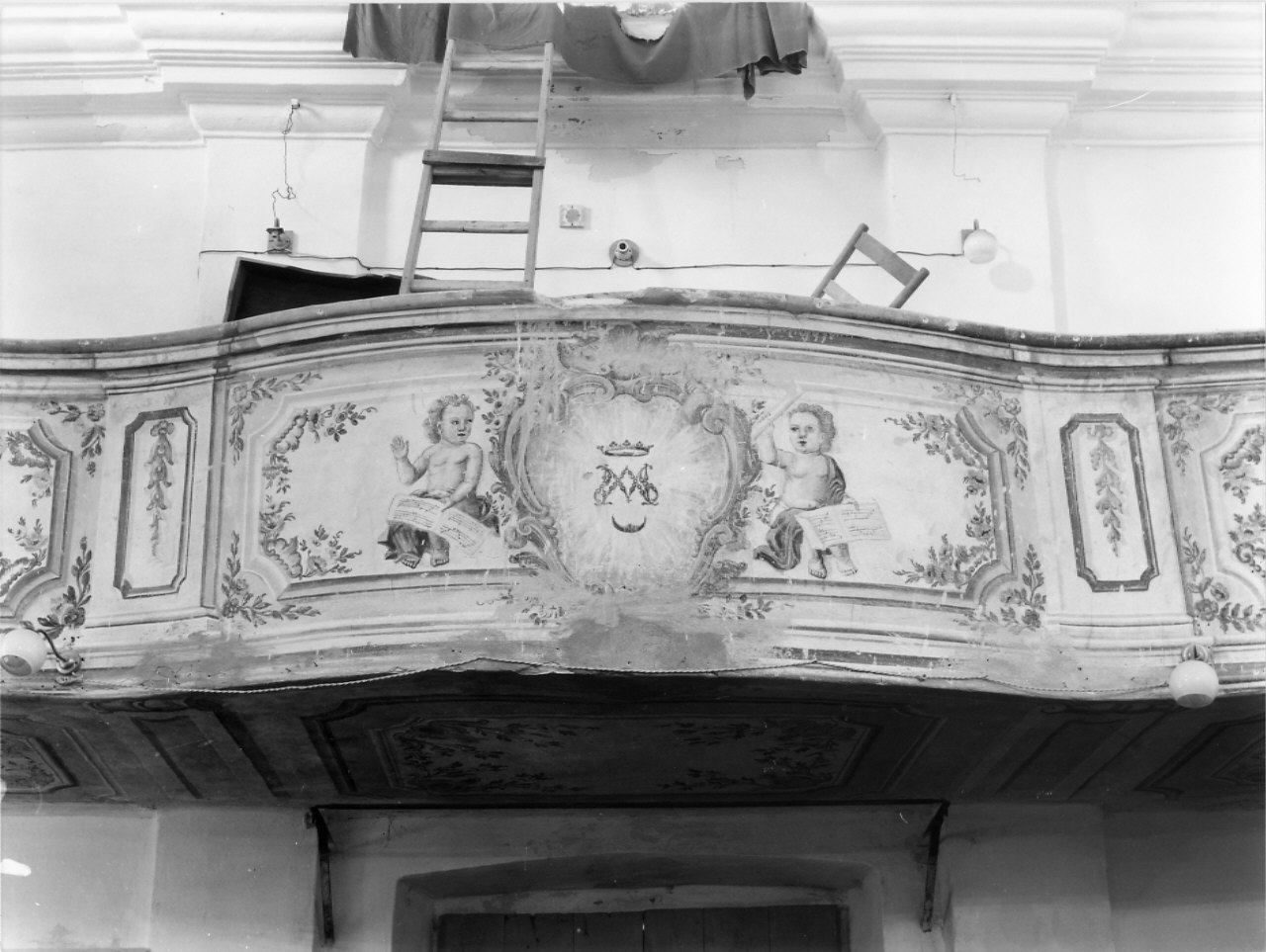 strumenti musicali (dipinto, serie) - ambito italiano (sec. XVIII)