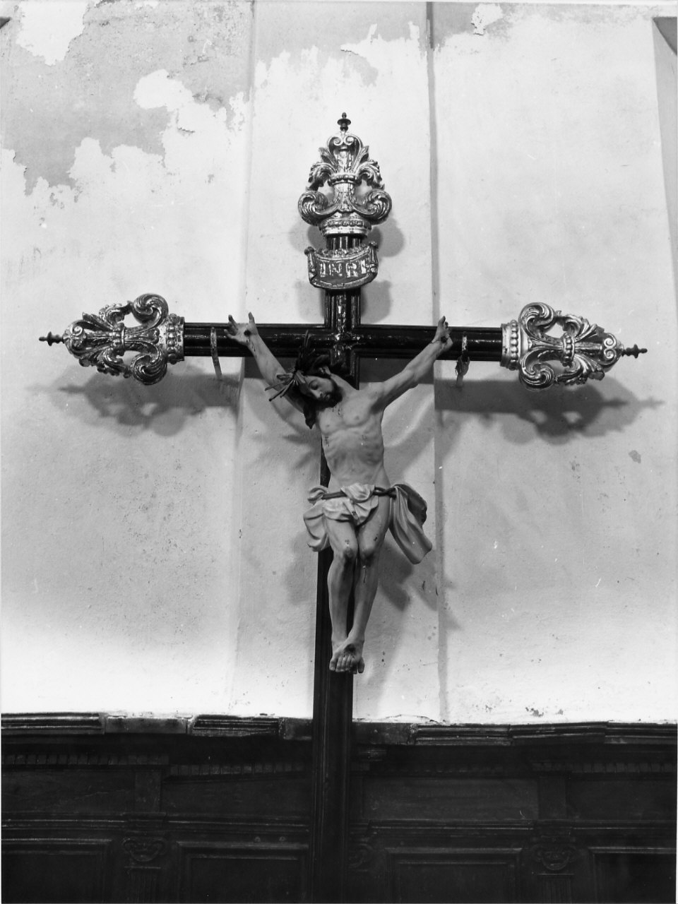 Cristo (croce processionale, opera isolata) - bottega ligure (sec. XIX)