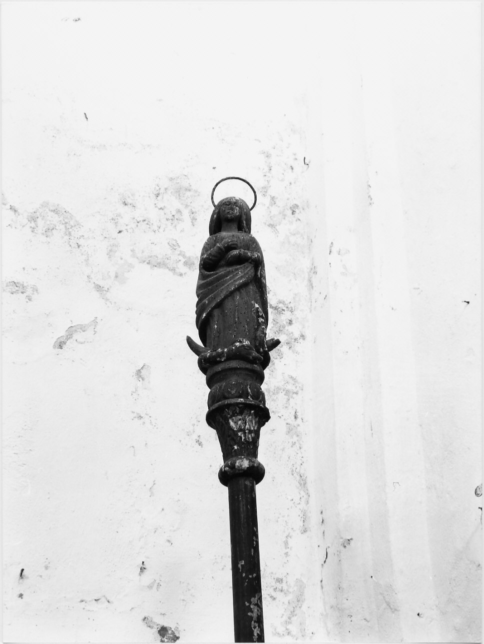 Madonna Immacolata/ Santa Margherita d'Antiochia (mazza processionale, coppia) - bottega ligure (fine/inizio secc. XVIII/ XIX)