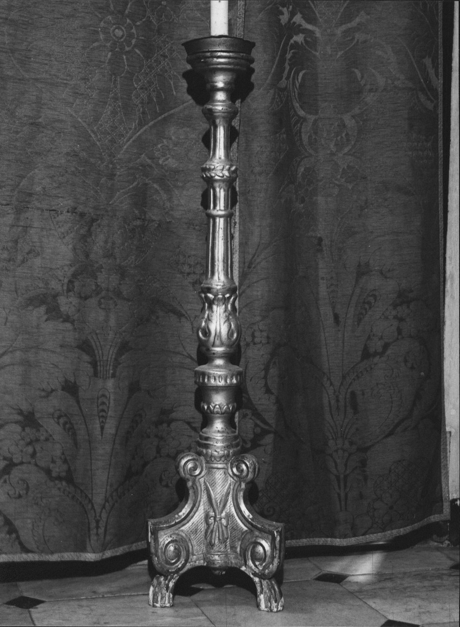 candeliere, serie - bottega italiana (prima metà sec. XIX)