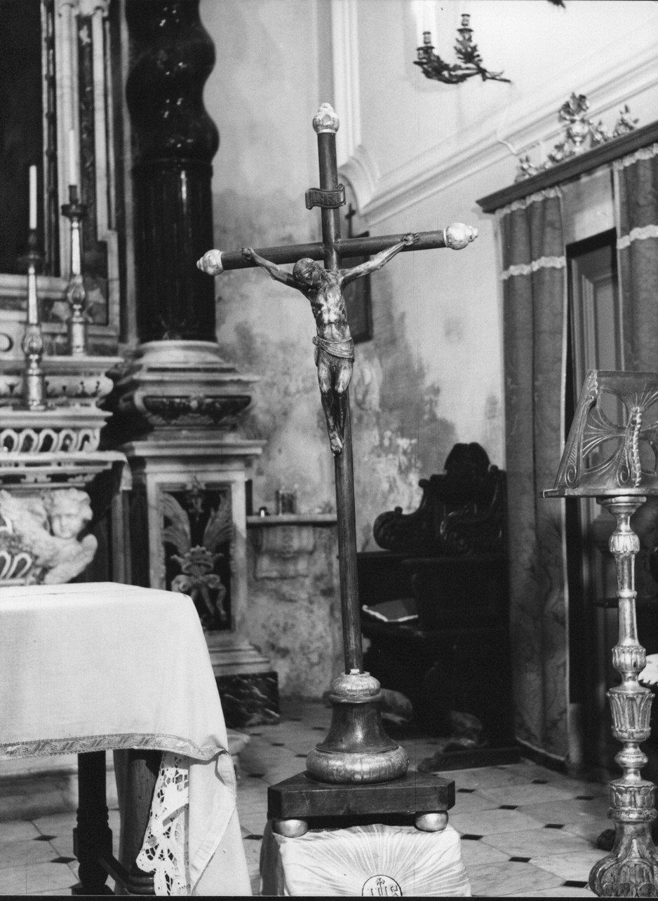 Cristo crocifisso (crocifisso, opera isolata) - bottega italiana (sec. XVIII)