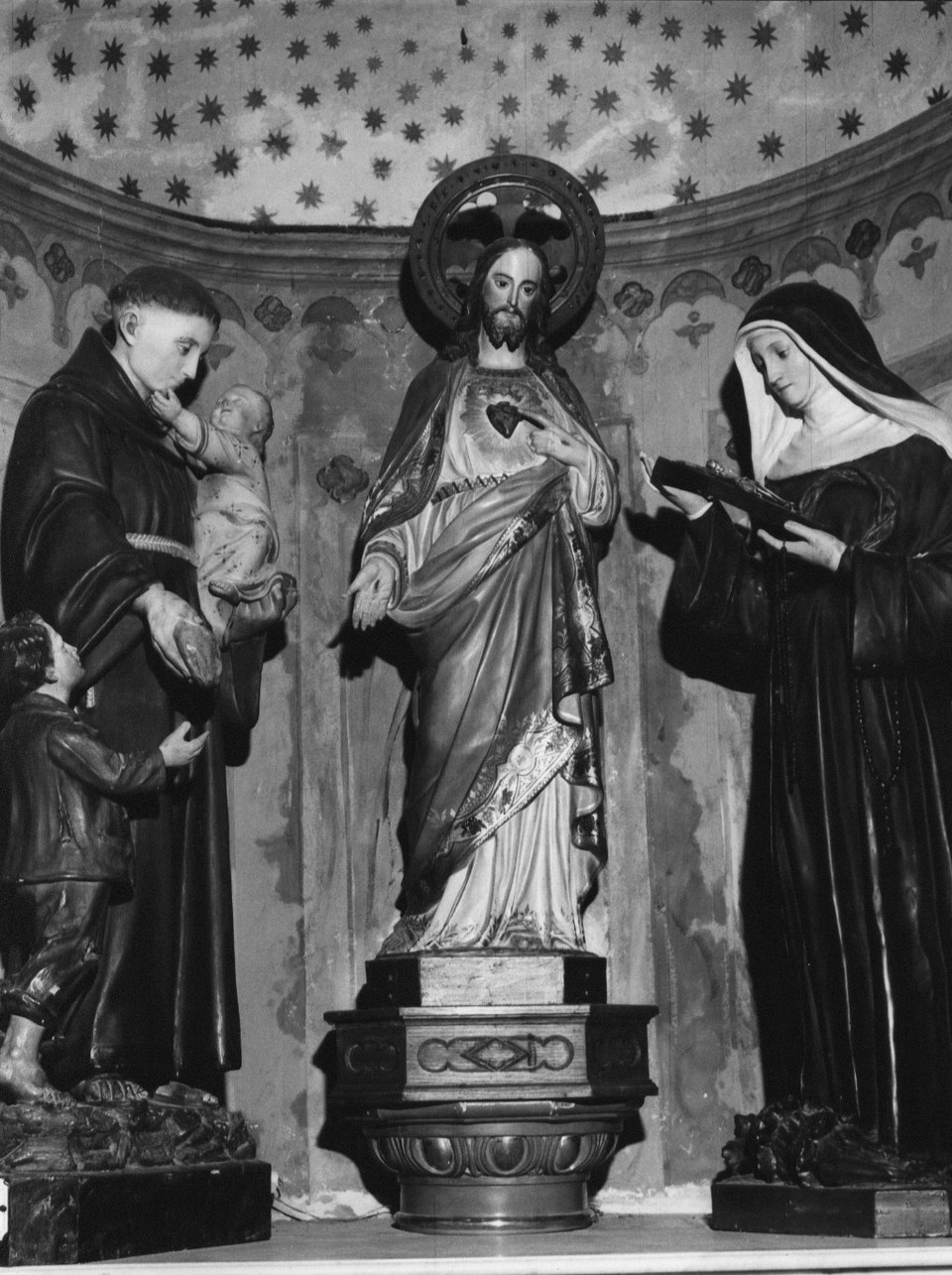 Sacro Cuore di Gesù (scultura, opera isolata) - bottega ligure (fine/inizio secc. XIX/ XX)