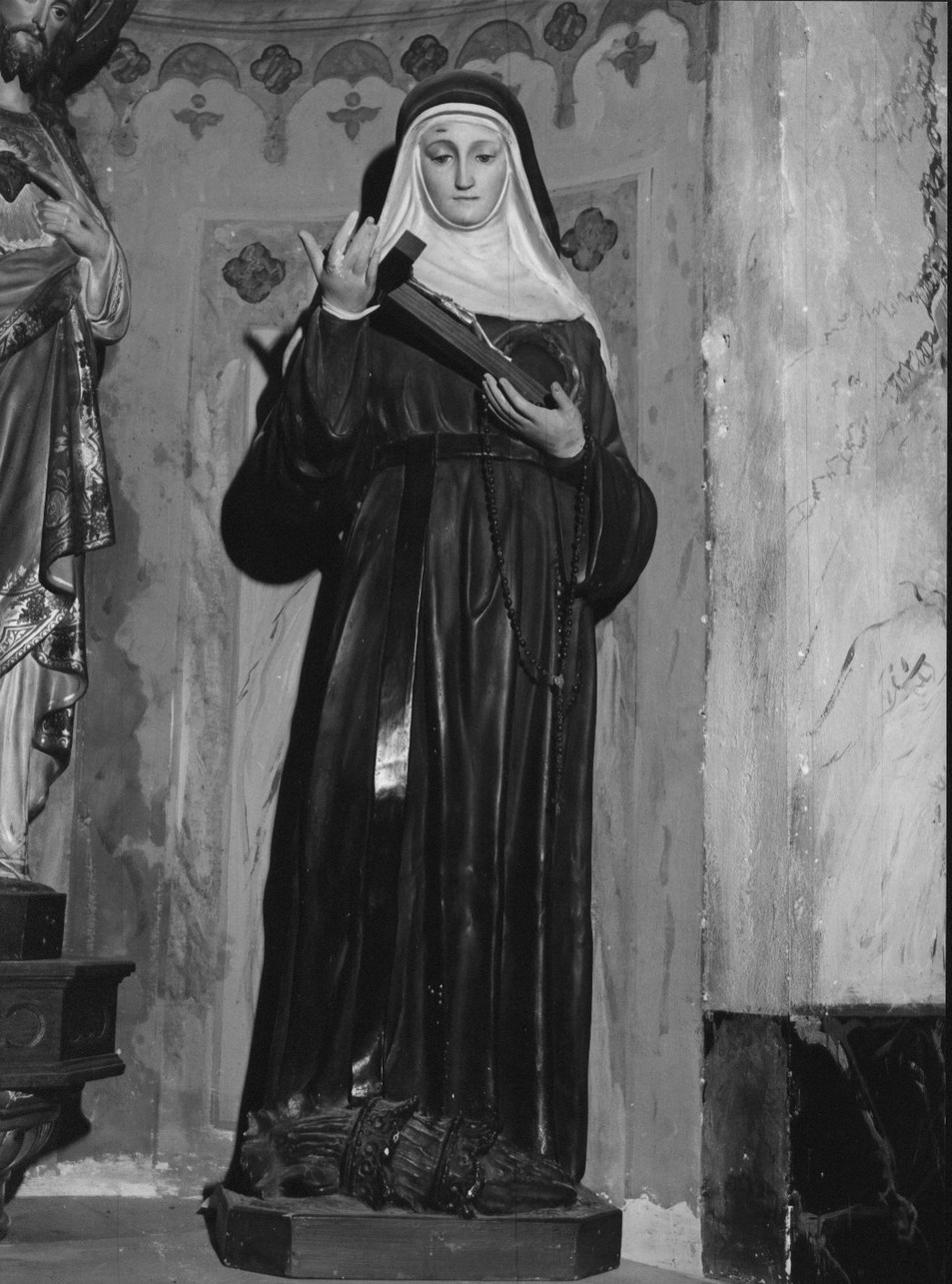 Santa Rita da Cascia (scultura, opera isolata) - bottega Italia centro-settentrionale (inizio sec. XX)