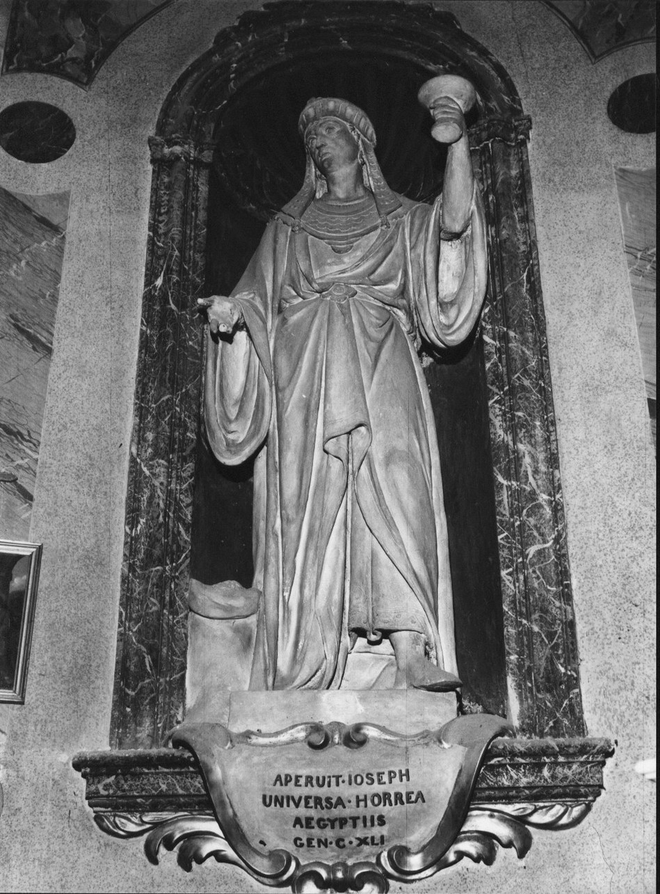 Giuseppe ebreo (statua, complesso decorativo) di Brilla Antonio (sec. XIX)