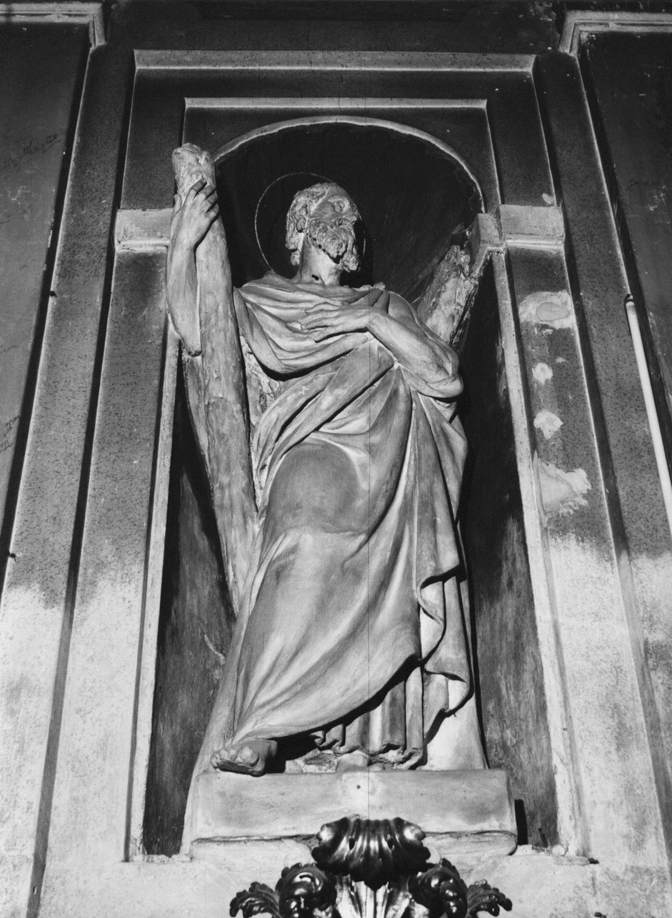 Sant'Andrea (statua, complesso decorativo) di Brilla Antonio (sec. XIX)