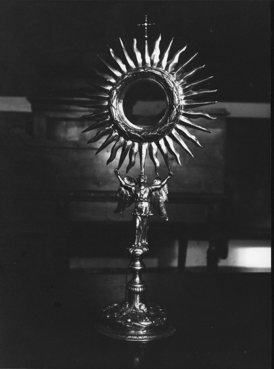 ostensorio - a raggiera, opera isolata - bottega genovese (sec. XVIII)